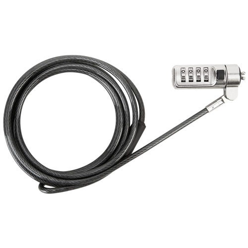TARGUS MINI COMBO CABLE LOCK DEFCON BLK/SILV – Targus