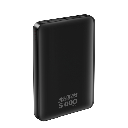 5,000MAH CAPACITY POWERBANK WITH 1 X USB-A OUTPUT & 1 X USB-C INPUT/OUTPUT. USB- – Urban Factory