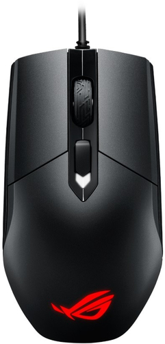 ASUS ROG Strix Impact - Muis - rechts- en linkshandig - optisch - 3 knoppen - met bekabeling - USB - voor 15, ROG Strix G15, ROG Zephyrus G14, TUF Gaming F15, F17, FX505, TUF505, ZenBook 13, 14 – ASUSTeK COMPUTER