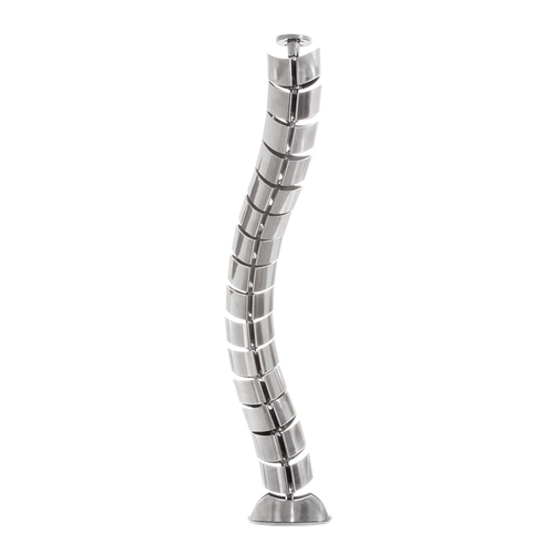 Flexible cable channel, 720 x 75 mm (15 joints), silver – LogiLink