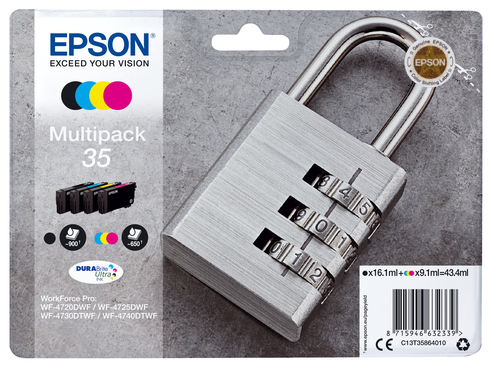 MULTIPACK 4-COLOURS 35 PADLOCK – Epson