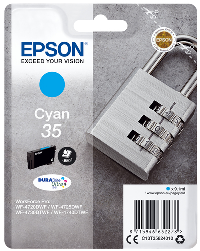 SINGLEPACK CYAN 35 PADLOCK – Epson