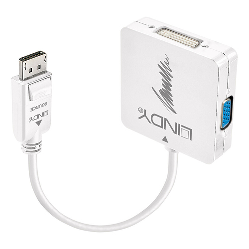 DISPLAYPORT 1.2 TO HDMI VGA/DV I-D ADAPTER CONVERTER – Lindy