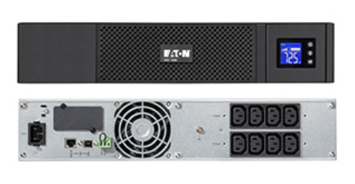 Eaton 5SC 1000 - UPS (rack-mountable) - AC 230 V - 700 Watt - 1000 VA - RS-232, USB - output connectors: 8 - 2U - black – Eaton