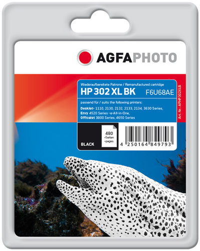 INK, BLACK HP NO. 302 XL – Agfa