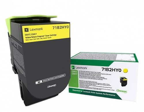 Lexmark 71B2HY0 Yellow Toner – Lexmark International