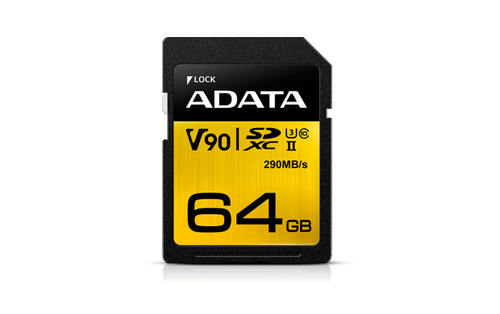SDXC UHS-II CL10 U3 64GB SD V90 4K/8K – Adata