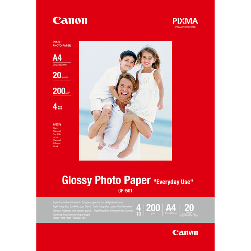Canon GP-501 - Glossy - white - A4 (210 x 297 mm) 20 sheet(s) photo paper – Canon