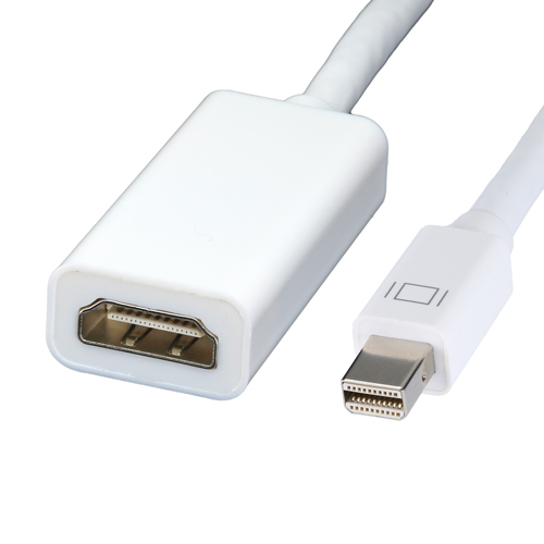20cm Mini DisplayPort Male - HDMI 1.4b 1080p 60Hz White Adaptor – Cablenet