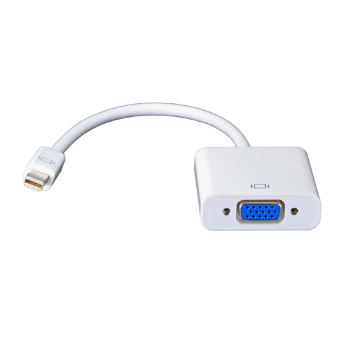 20cm Active Mini DisplayPort Male - VGA1080p 60Hz White Adaptor – Cablenet