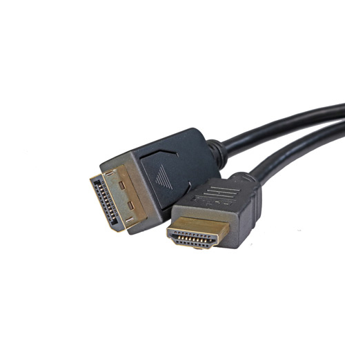 1m DisplayPort Male 1.2 - HDMI 1.4b 1080p 60Hz Uni-D Black Cable – Cablenet