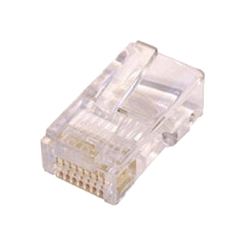 Cat5e RJ45 UTP Round Crimp Plug Solid – Cablenet