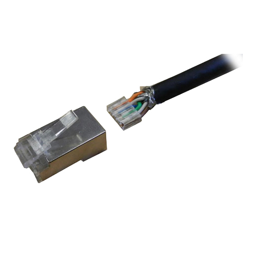 Cat6 RJ45 FTP 50u Crimp Plug Stranded (2 Part) – Cablenet