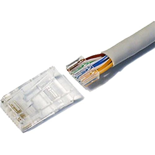 Cat6 RJ45 UTP 50u Crimp Plug Stranded (2 Part) – Cablenet