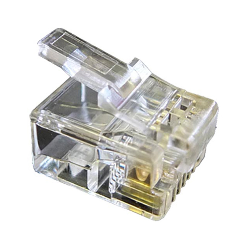 RJ12 6P6C 24-26AWG Crimp Plug Stranded – Cablenet