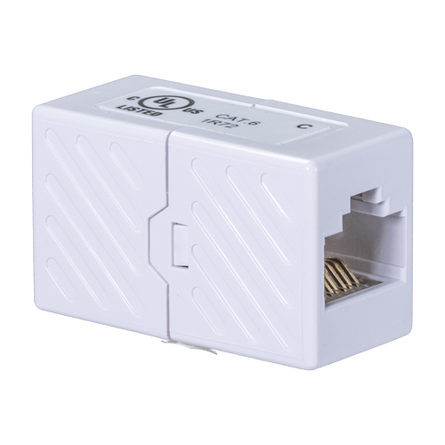 Cat6 RJ45 UTP Female-Female White Coupler – Cablenet