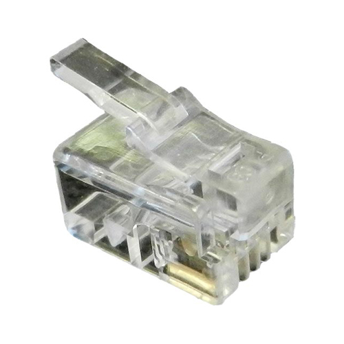 RJ10 4P4C 24-26AWG Crimp Plug Stranded – Cablenet