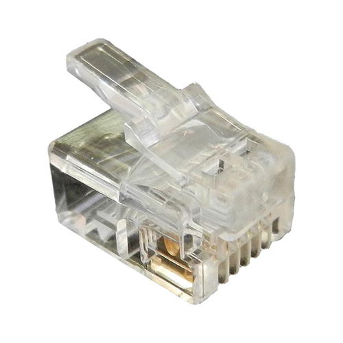 RJ11 6P4C 24-26AWG Crimp Plug Stranded – Cablenet