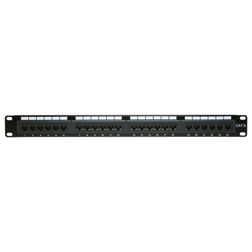 24 Port Cat6 UTP 1u Eco Patch Panel – Cablenet