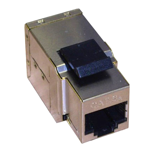 Cat6a RJ45 FTP Keystone Panel Mount Through Coupler (10G) – Cablenet