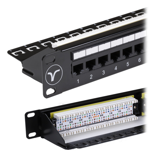 24 Port Cat6 UTP 1u Patch Panel – Cablenet