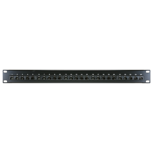 25 Way 1u Voice Panel 3 Pair (1,2-3,6-4,5) – Cablenet