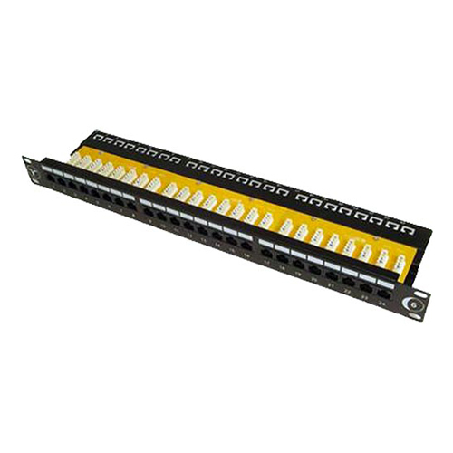 24 Port Cat6 UTP 1u Easypunch Patch Panel – Cablenet