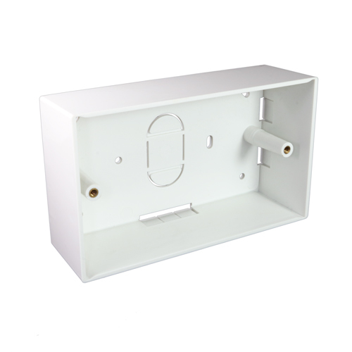 Double Gang PVC Back Box 45mm – Cablenet