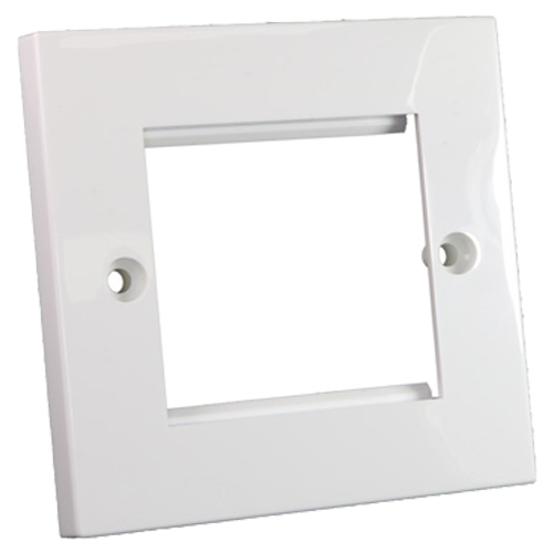 Flat Faceplate 50mm x 50mm Single Gang – Cablenet