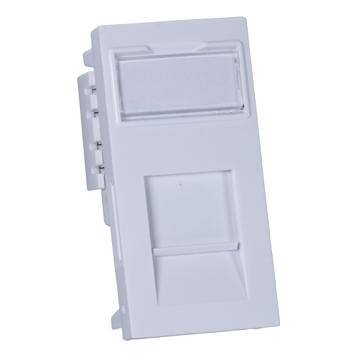 Cat5e UTP Module 25mm x 50mm White – Cablenet