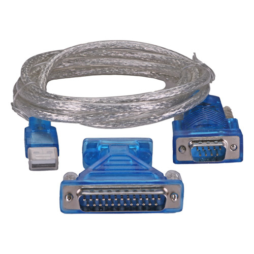 2m USB 2.0 Serial DB9/25 Converter – Cablenet