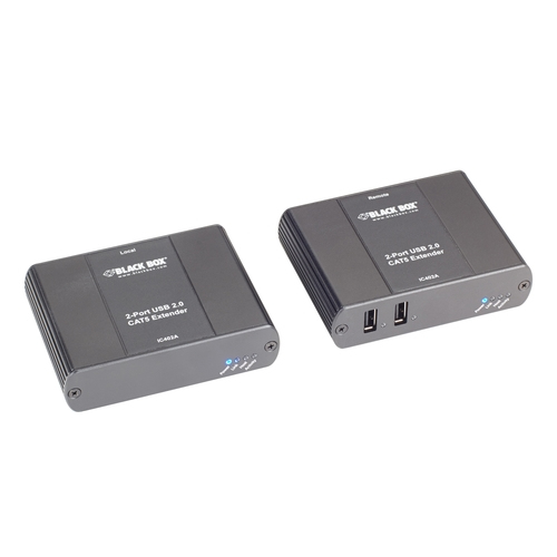 2 PORT CAT5 USB 2.0 EXTENDER – Black Box
