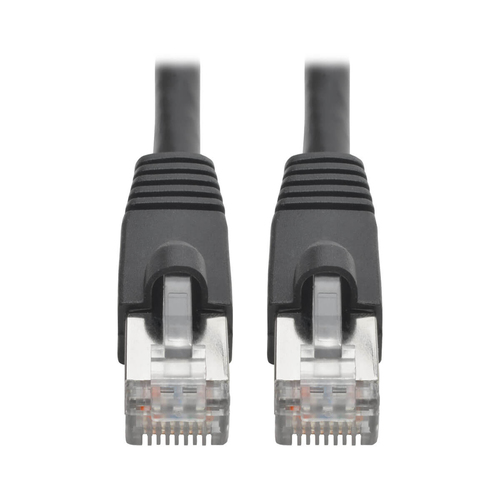 91CM CAT6A 10G POE PATCH CABLE SNAGLESS STP RJ45 M/M BLACK – Tripplite