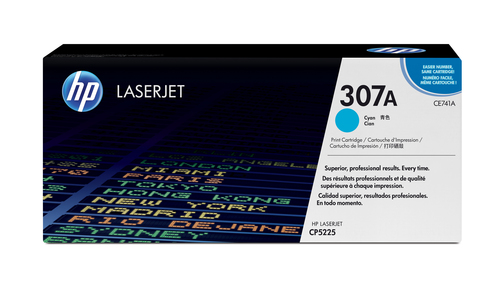 TONER CARTRIDGE 307A CYAN CE741A HP COLOR LASERJET – HP Inc