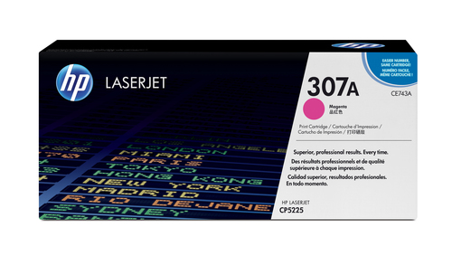 TONER CARTRIDGE 307A MAGENTA CE743A HP COLOR LASERJET – HP Inc