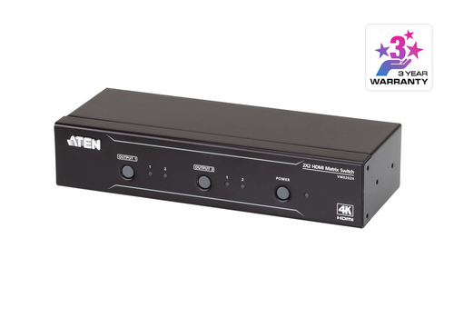 VM0202H 2x2 4K HDMI Matrix Switch – ATEN