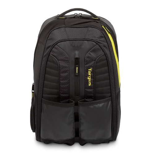WORK AND PLAY RACKET 15.6IN LAPTOP BACKPACK BLACK/GREEN – Targus