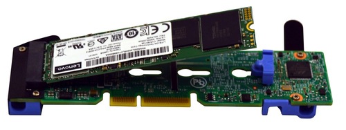 Lenovo ThinkSystem M.2 Mirroring Enablement Kit - Storage controller - M.2 - SATA 6Gb/s - 600 MBps - for ThinkAgile VX Certified Node 7Y94, ThinkAgile VX3320 Appliance, VX7520 Appliance – Lenovo
