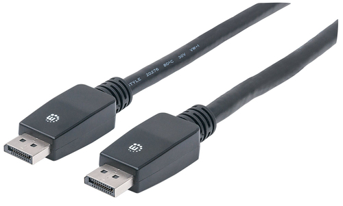 DISPLAYPORT CABLE 5M 10K/60HZ- MALE/MALE BLACK POLYBAG – INTELLINET