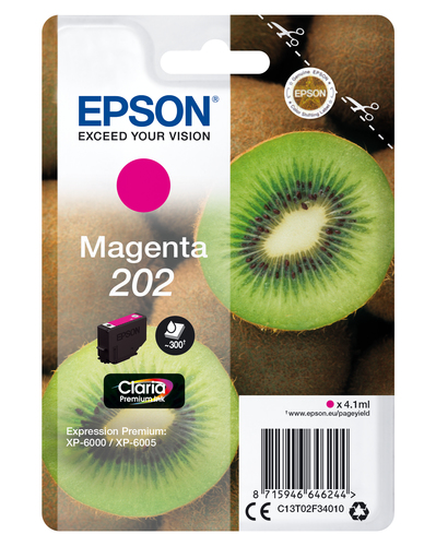 SINGLEPACK MAGENTA 202 KIWI CLARA PREMIUM K – Epson