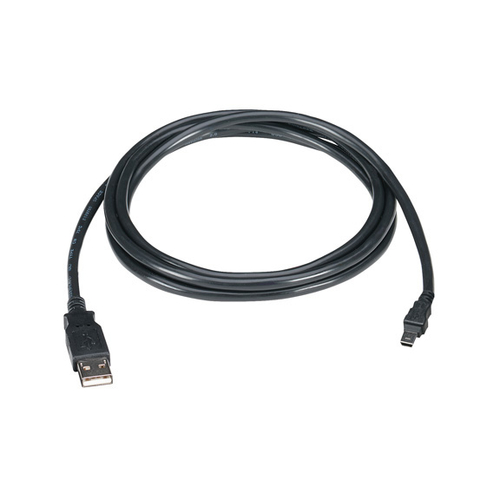 USB 2.0 CABLE; TYPE A - MINI B; 6 FEET – Black Box