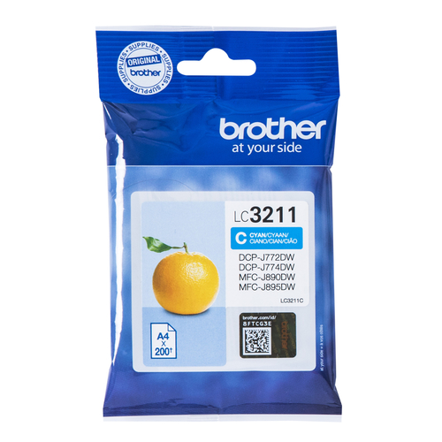 LC3211C STANDARD CYAN K CARTRIDGE – Brother