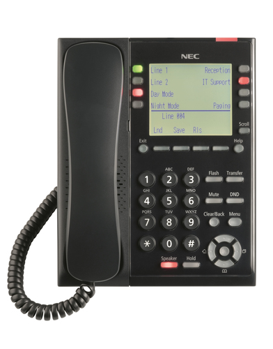 NEC SL2100 8 KEY IP DESILESS HANDSET BLK – NEC Display Solutions