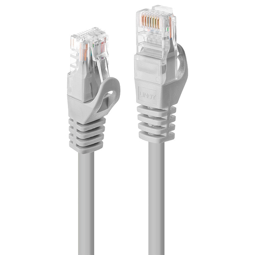 10M CAT5E U/UTP SNAGLESS NETWORK CABLE GREY – Lindy