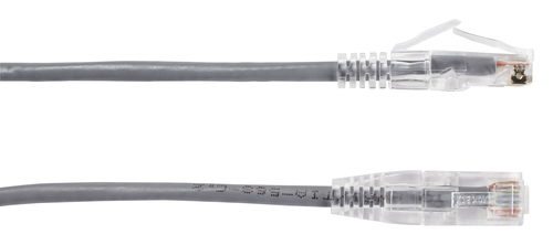 Slim-Net Cat6 Patch Cable Gray 1FT – Black Box