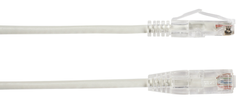 Slim-Net Cat6A Patch Cable White 3FT – Black Box