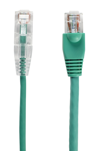 Slim-Net Cat6 Patch Cable Green 2FT – Black Box