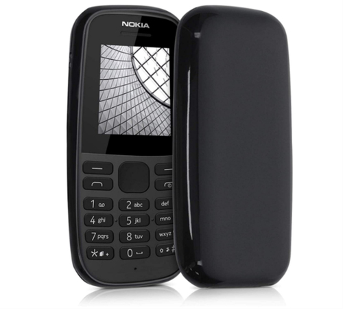 Nokia 105 (2019) JLC Black Silicone Gloss Edge - Black – JLC