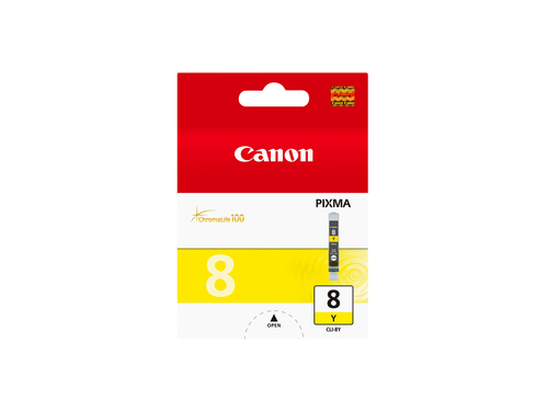 CLI-8Y INK CARTRIDGE YELLOW F/ IP4200/ 5200/ 6600D – Canon