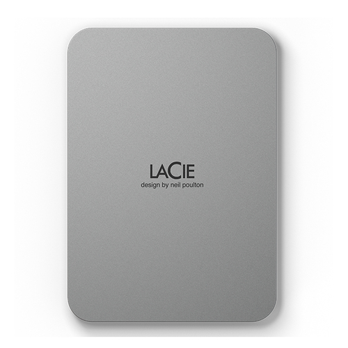 LACIE MOBILE DRIVE 1 TB USB 3.1 USB TYPE C MOON SILVER W/RESCUE – Seagate